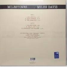 Miles Davis Milestones Vinilo Lp Nuevo Importado