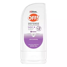 Gel Repelente De Insectos Off Defense Bebés X 100 Ml