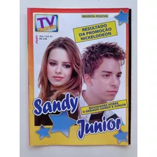 Revista Pôster Tv Mania Nº 51 - Sandy E Júnior - 2002