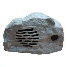 Caixa Acústica Externa Pedra Jardim Rock Speaker Fsaudio Pd8 Cor Cinza-claro