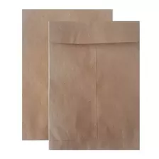 Envelope Kraft Pardo Pequeno 14x20 Com 100 Unidades