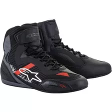 Tênis Faster-3 Rideknit Preto/cinza/vermelho Alpinestars