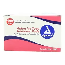 Dynarex Removedor De Adhesivo De La Cinta Pad - 100 Ea