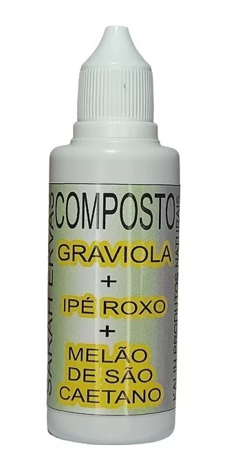 Composto Graviola + Ipé Roxo + Melão De São Caetano 60 Ml