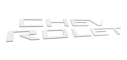 Letras 3d Tapa Trasera Chevrolet  Cheyenne 19-22 Cromada Foto 5