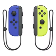 Set De Control Joystick Inalámbrico Nintendo Switch Joy-con (l)/(r) Neón Azul Y Amarillo Neón