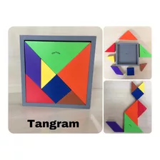 Rompecabezas Tangram En Mdf.