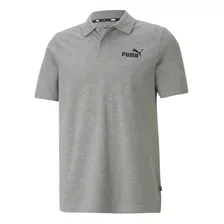 Playera Puma Polo Essentials Pique Gris Para Caballero