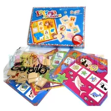 Loteria Infantil De Madera Animales Gordillo Planeta Juguete