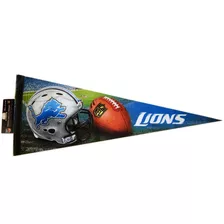 Nfl Banderín Retro Premium Detroit Lions