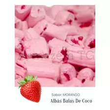 Balas Albas Sabor Morango Rosa - Pote Com 125g Original
