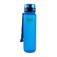 Botella Deportiva Azul 1000 Ml (correa Y Gomas Antiderrames)