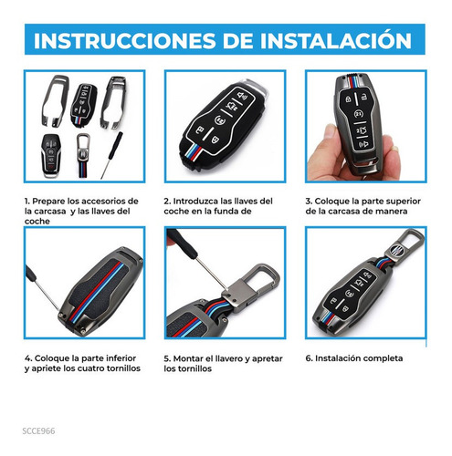 Funda Carcasa Llave Control Lincoln Mkc 2015 Foto 5