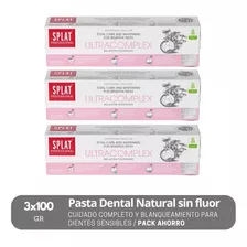 Pack 3 Pasta Dental Blanqueadora Splat Ultracomplex 100ml