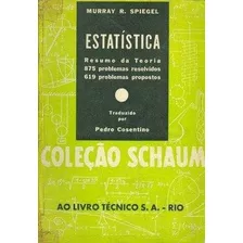 Livro Estatística - Coleção Schaum - Murray R. Spiegel [1967]