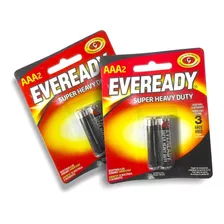 4 Unidades Pila Eveready Aaa Carbon Zinc Blister