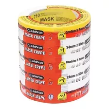 Fita Crepe Adelbras 710 Mask 24mm X 50m (cx. C/ 32 Rolos)