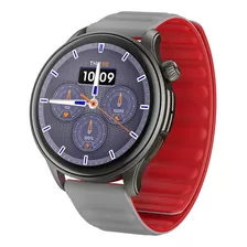 Reloj Inteligente Smartwatch Hombre Mujer Sumergible Noga Ep Color De La Caja Negro Color De La Malla Gris Color Del Bisel Negro