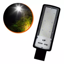 Kit 2 Luminária Pública Led 400w Poste Smd Branco Frio Ip67