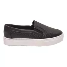 Tênis Feminino Numeração Especial Slip On Sapatenis Casual