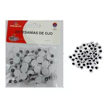 Set Ojos Locos 100 Piezas De 12mm Para Manualidades Peluches