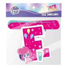 Banderin Feliz Cumpleanos 1,6mts My Little Pony