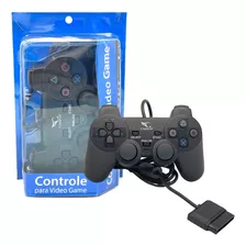 Controle Para Ps2 Dualshock Com Fio E Analógico