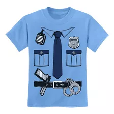 Playera Camiseta Todas Las Tallas Oficios Disfraz Policia 