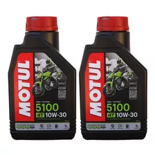 Óleo De Motor Motul 5100 4t 10w30 Semi Sintético 2 Litros