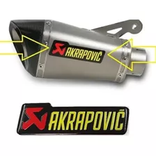 Adesivo Akrapovic Aluminio Escapamento 