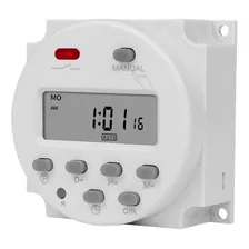 Temporizador Digital Lcd Timer 110v Rele 16a 15 Modos Cn101a