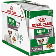 Royal Canin Kit 12x Sachê Cães Senior Mini Ageing 85g