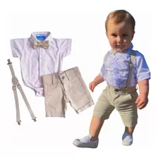 Roupa Batizado Bebê Menino Pequeno Príncipe - Frete Gratis