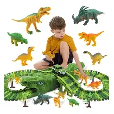 Pista De 240 Piezas Diseño Dinosaurios