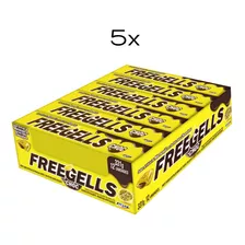 Kit 5 Freegells Maracujá Com Chocolate (recheado) 12unx31g