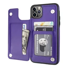 Ot Funda Tipo Cartera Para iPhone 11 Pro Max Con Soporte Par