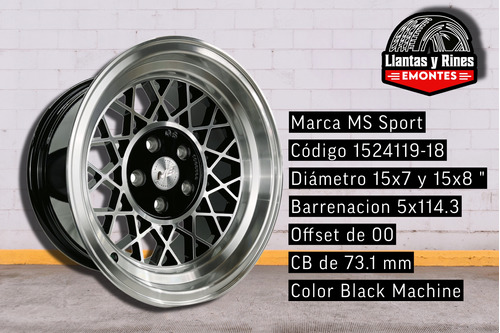 Rines 15 5/114.3 Progresivos Ford Mustang Maverick (2 Rines) Foto 2