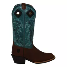 Bota Vaquera Nokota Horse Frankie 32 Rubi Verde