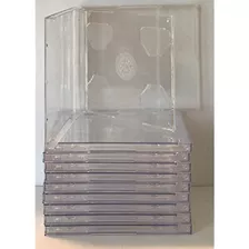 10 Standard Clear Double Cd Jewel Case