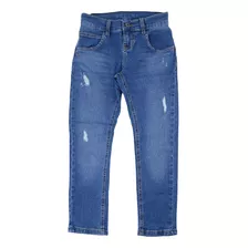 Calça Jeans Infanto Juvenil Masculina Ogochi Skinny Azul