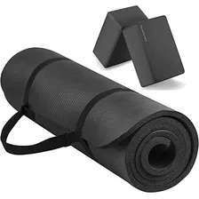 Colchoneta Multiusos Para Practicar Yoga - Negro