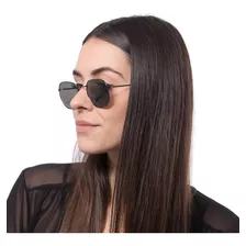 Óculos De Sol Hexagonal Feminino Masculino Promoção Retro