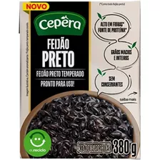 Feijão Cepêra Feijão Preto Em Caixa Sem Glúten 380 G