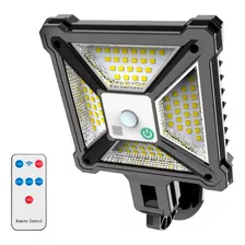 Reflector Luz Led Panel Solar 3 Funciones Sensor 88 Leds