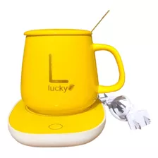 Taza Mug Ceramica Con Calentador Eléctrico Carga Usb 