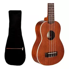 Ukelele Soprano Kala Ka-s Caoba + Funda + Incluye Envio