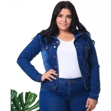 Jaqueta Jeans Feminina Estilosa Inverno Casaco De Frio