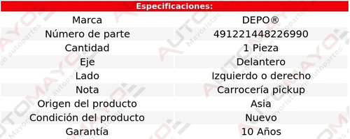 Un Cuarto Delantero Izquierdo O Derecho Depo B2200 1986-1993 Foto 4