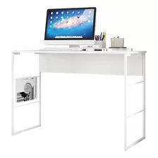 Mesa Industrial P/ Computador Notebook Escritório 120x45x75 Cor Branco