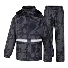 Impermeable Camuflado Tipo Sudadera